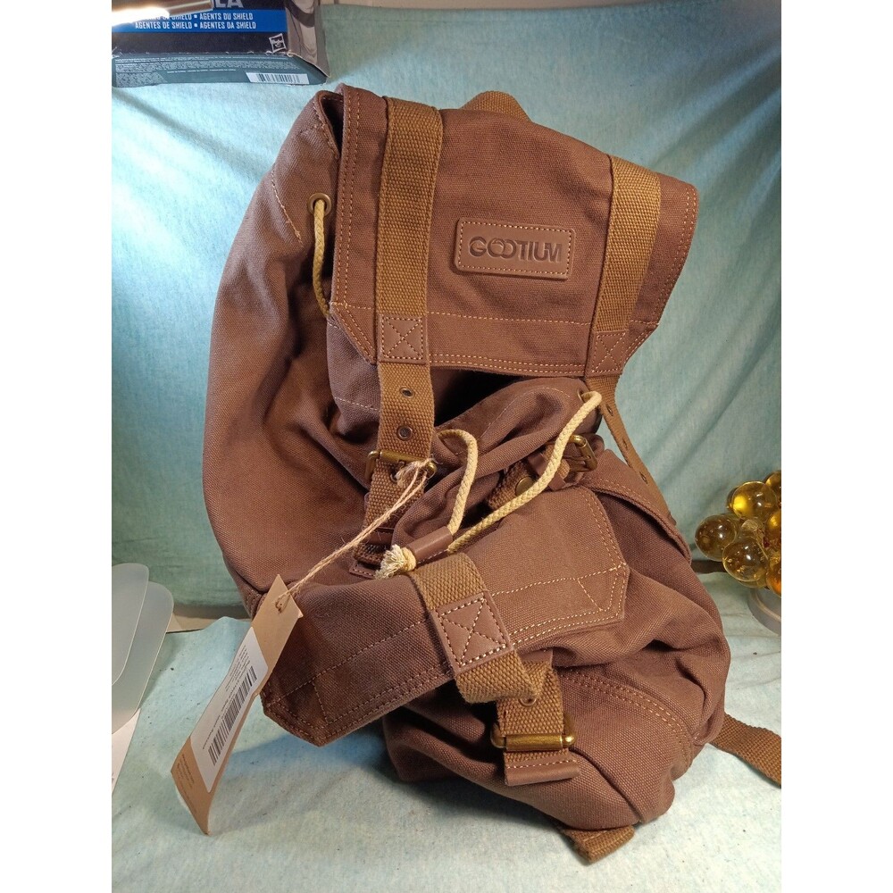 Gootium 21101AMG High-Density Canvas Backpack Rucksack, Large, Field Tan